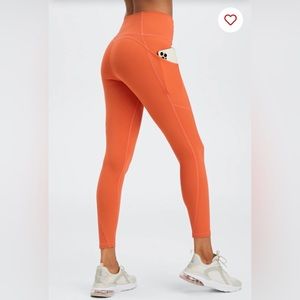 Orange Fabletics leggings